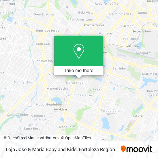 Loja José & Maria Baby and Kids map