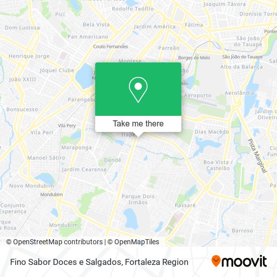 Fino Sabor Doces e Salgados map