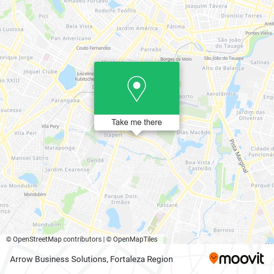 Mapa Arrow Business Solutions