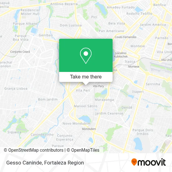Gesso Caninde map