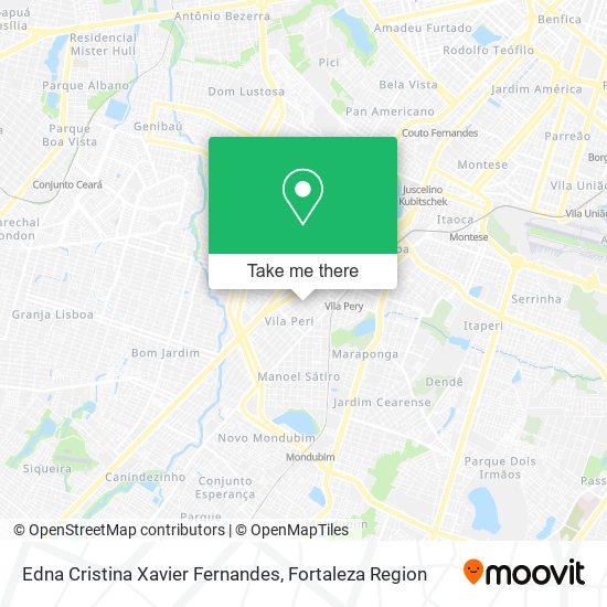 Edna Cristina Xavier Fernandes map