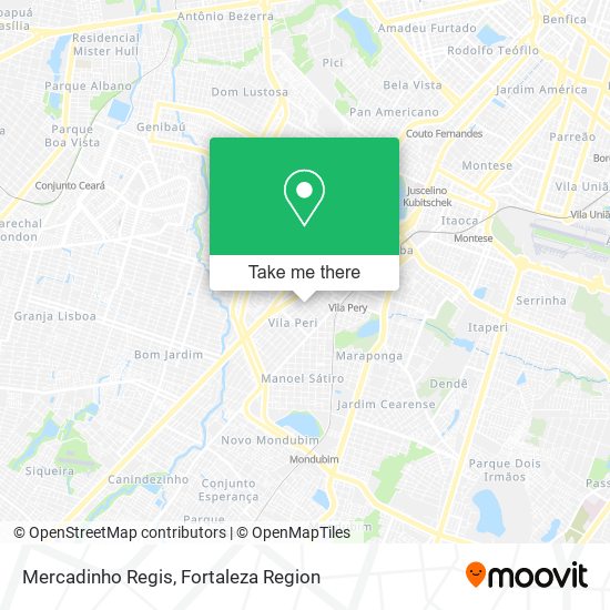 Mercadinho Regis map