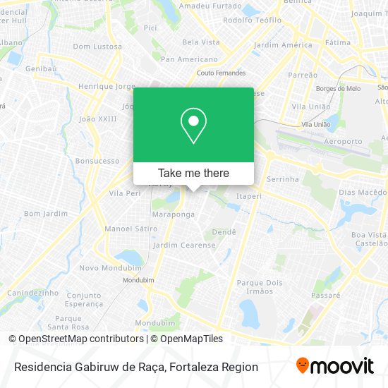Residencia Gabiruw de Raça map