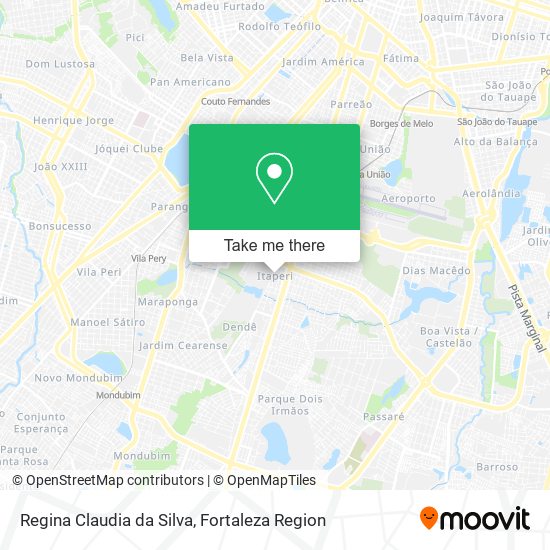 Mapa Regina Claudia da Silva