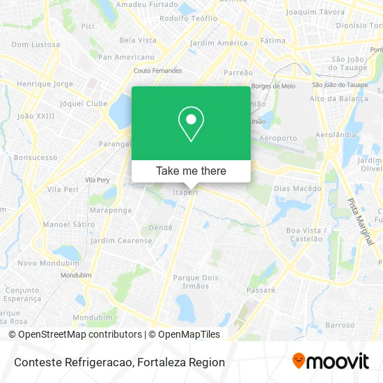 Conteste Refrigeracao map