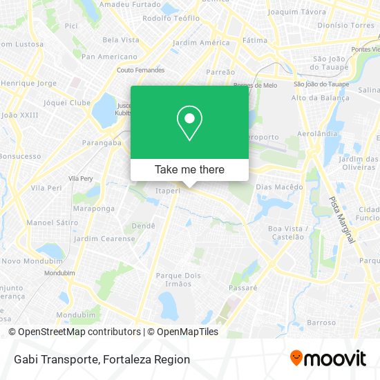 Gabi Transporte map