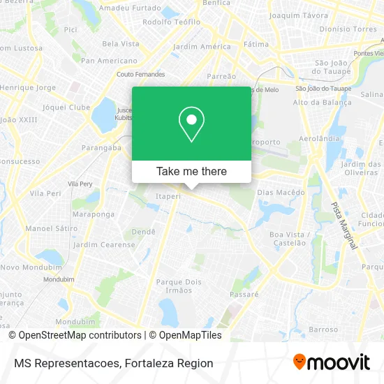 MS Representacoes map
