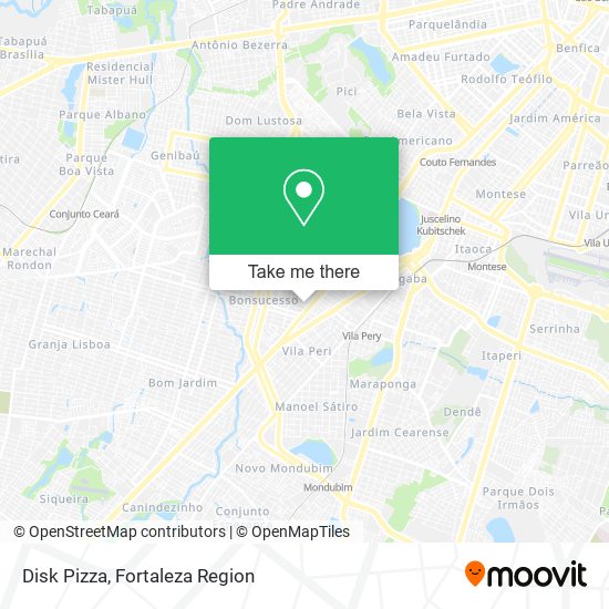 Disk Pizza map