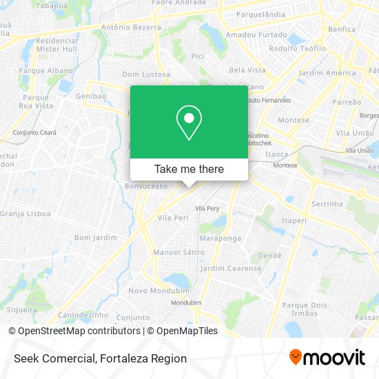 Seek Comercial map