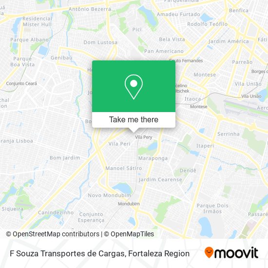 F Souza Transportes de Cargas map