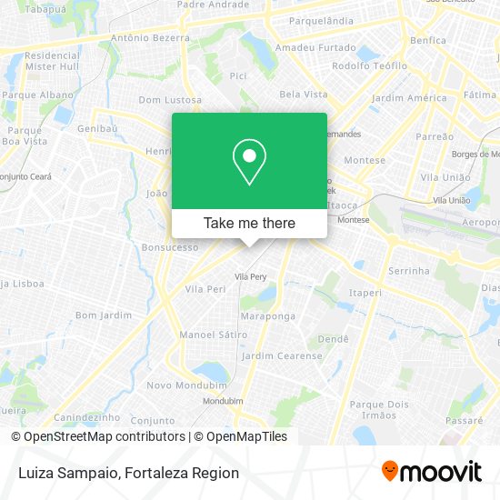 Luiza Sampaio map