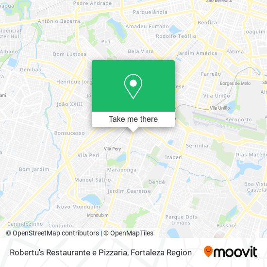 Robertu's Restaurante e Pizzaria map