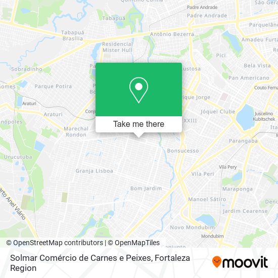 Solmar Comércio de Carnes e Peixes map