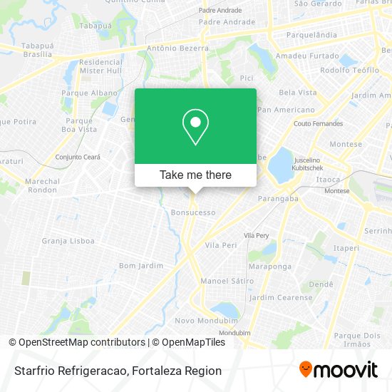 Starfrio Refrigeracao map