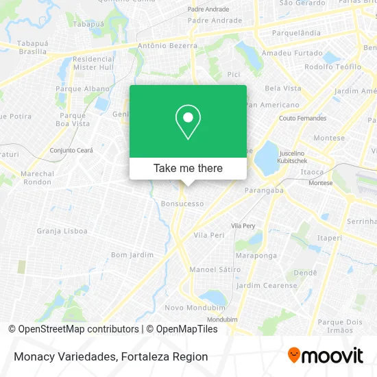 Monacy Variedades map
