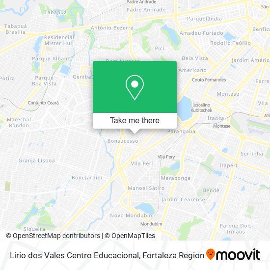 Lirio dos Vales Centro Educacional map