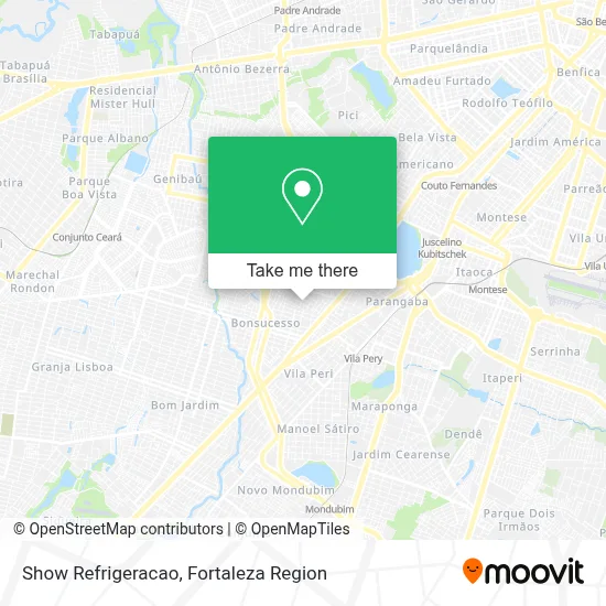 Show Refrigeracao map