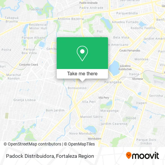 Padock Distribuidora map