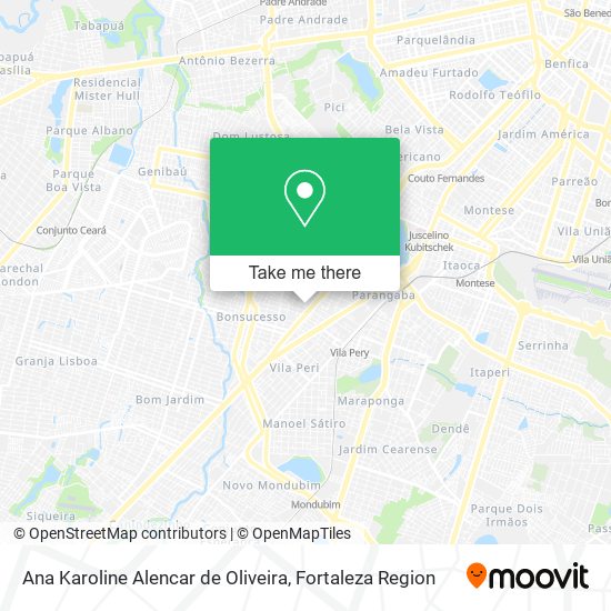Ana Karoline Alencar de Oliveira map