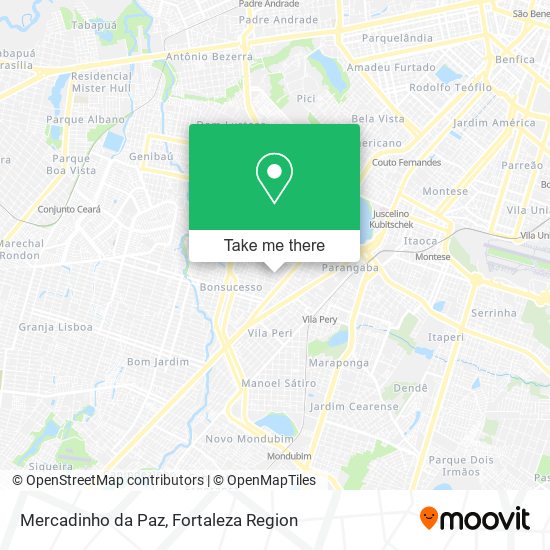 Mercadinho da Paz map