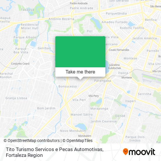 Tito Turismo Servicos e Pecas Automotivas map