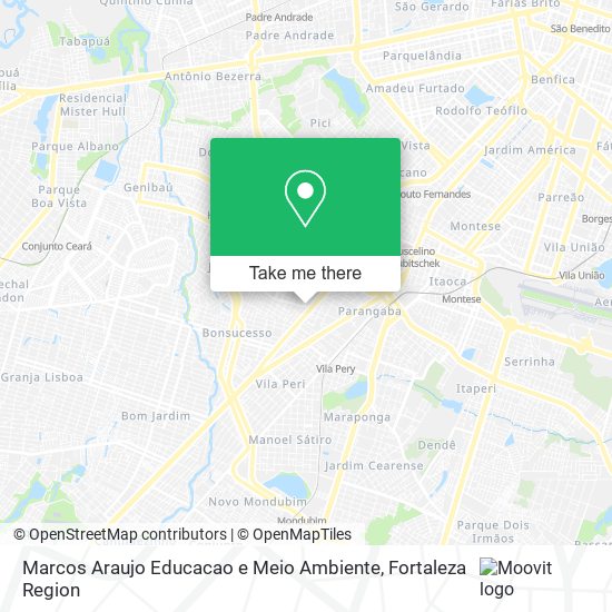 Marcos Araujo Educacao e Meio Ambiente map