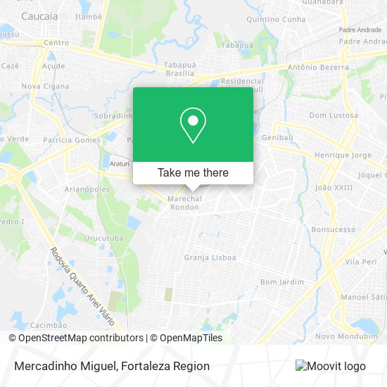 Mapa Mercadinho Miguel