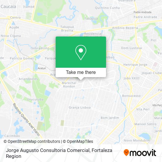 Mapa Jorge Augusto Consultoria Comercial