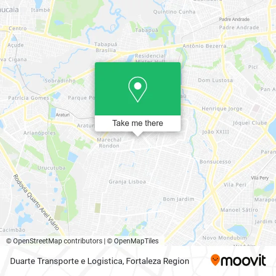 Duarte Transporte e Logistica map