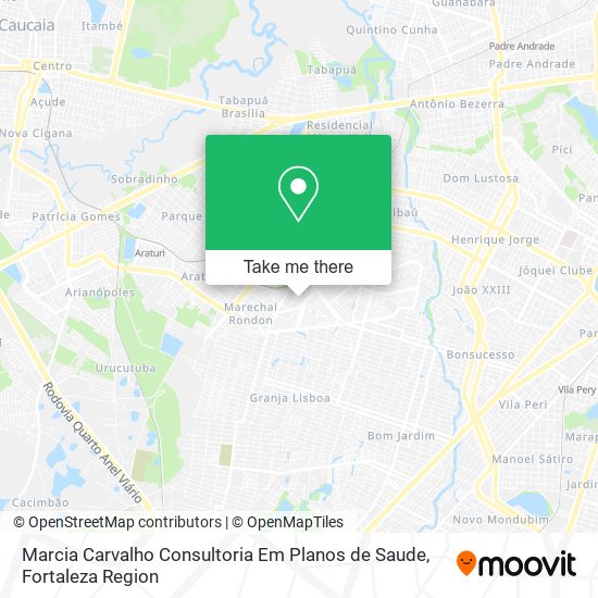 Marcia Carvalho Consultoria Em Planos de Saude map