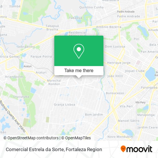 Comercial Estrela da Sorte map