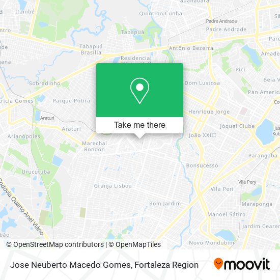 Jose Neuberto Macedo Gomes map
