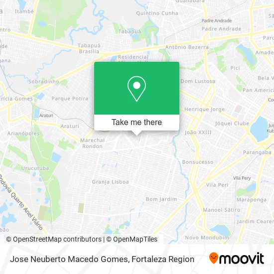 Jose Neuberto Macedo Gomes map