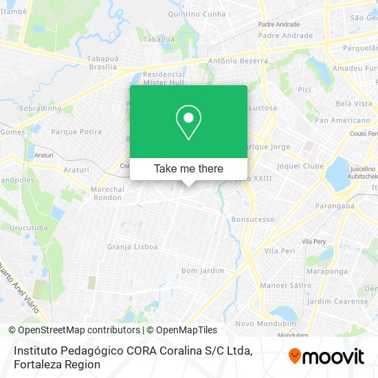 Instituto Pedagógico CORA Coralina S / C Ltda map