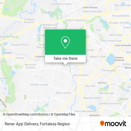 Mapa Rener App Delivery