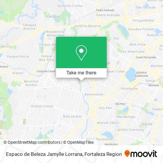 Espaco de Beleza Jamylle Lorrana map