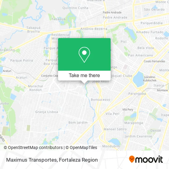 Maximus Transportes map