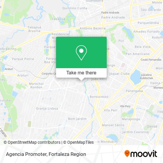 Agencia Promoter map