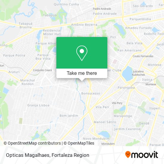 Mapa Opticas Magalhaes