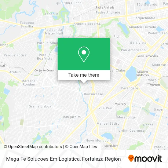 Mega Fe Solucoes Em Logistica map