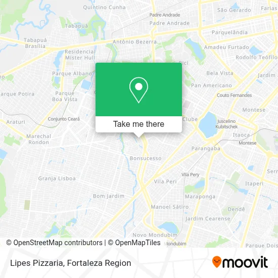 Lipes Pizzaria map