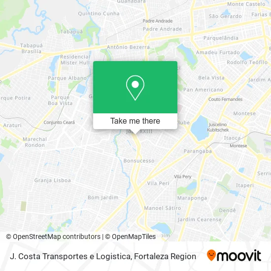 J. Costa Transportes e Logistica map