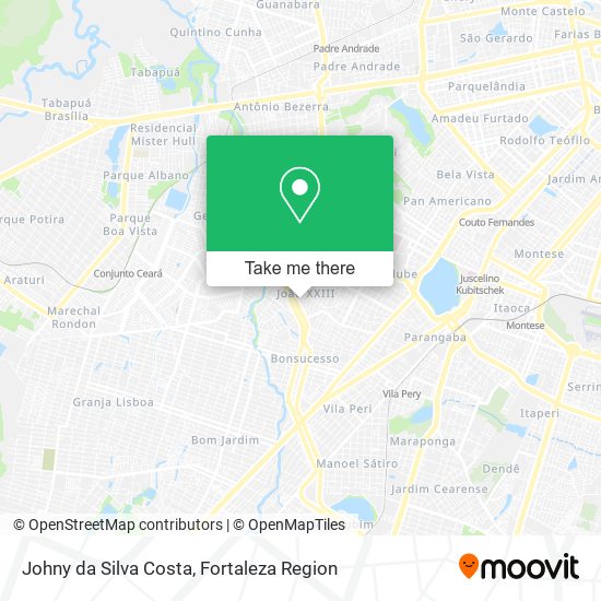 Johny da Silva Costa map