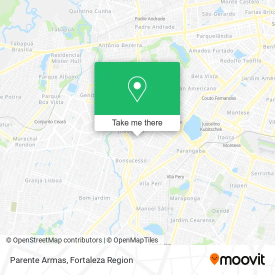Parente Armas map