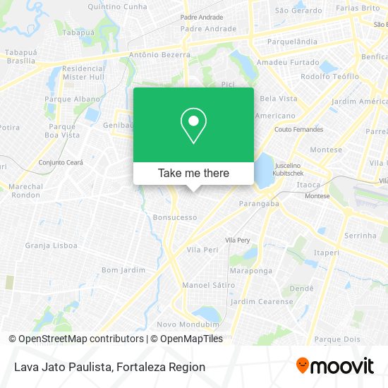 Lava Jato Paulista map