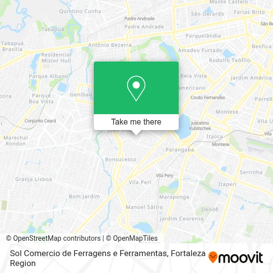 Sol Comercio de Ferragens e Ferramentas map