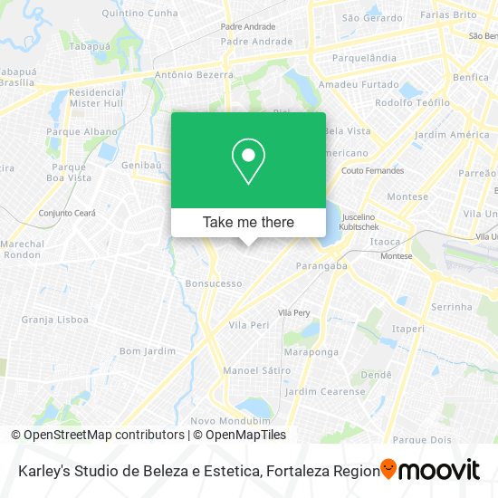 Karley's Studio de Beleza e Estetica map