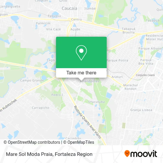 Mare Sol Moda Praia map