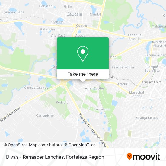 Diva's - Renascer Lanches map