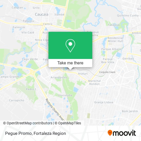 Pegue Promo map